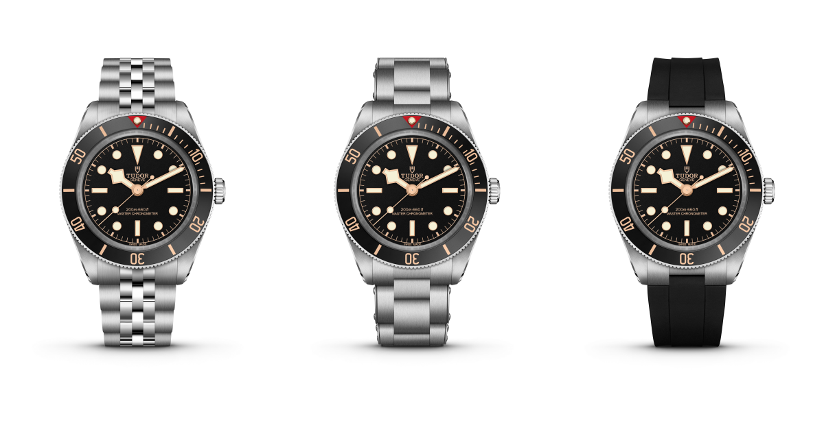 TUDOR Black Bay 58 straps designs